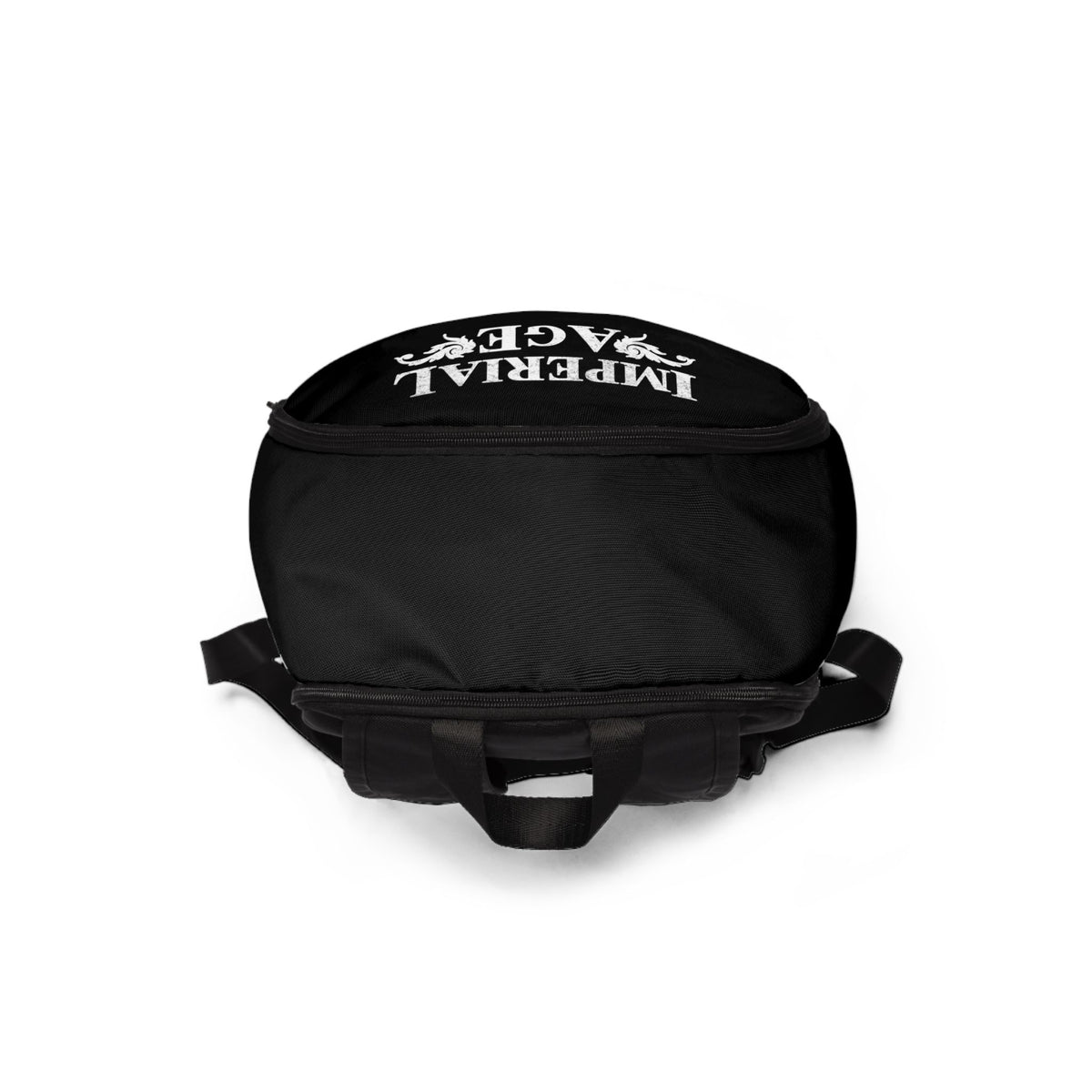 SUMMER COLLECTION - BlackBackPack (White Print)