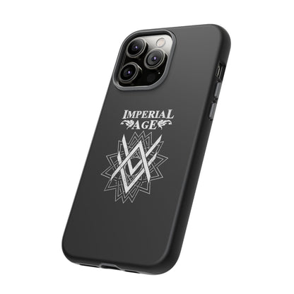SUMMER COLLECTION - Tough iPhone Case Black (White Print)