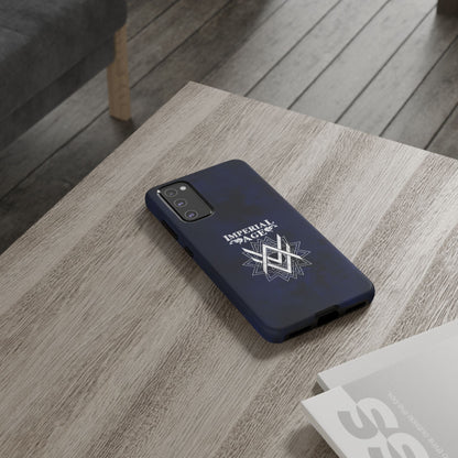 SUMMER COLLECTION - Tough Samsung Galaxy Case Navy (White Print)