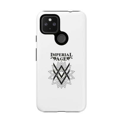 SUMMER COLLECTION - Tough Google Pixel Case White (Black Print)