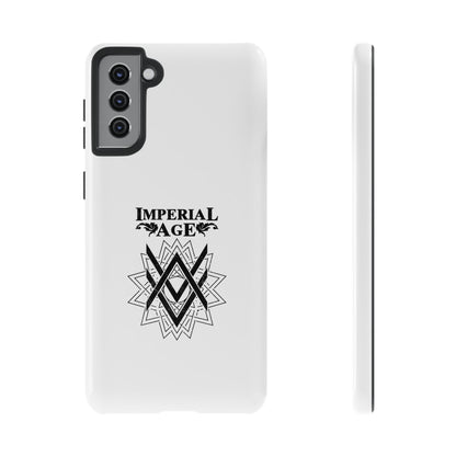 SUMMER COLLECTION - Tough Samsung Galaxy Case White (Black Print)