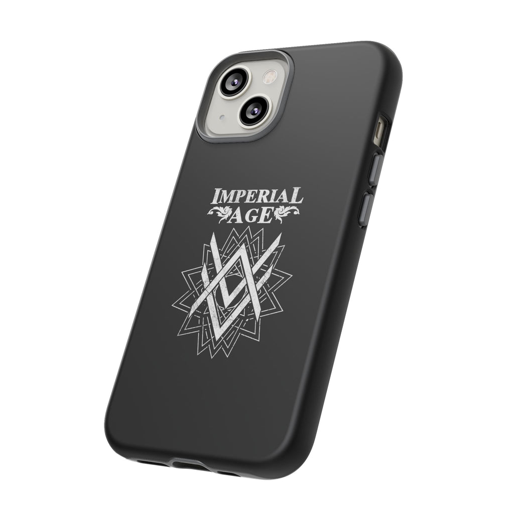 SUMMER COLLECTION - Tough iPhone Case Black (White Print)
