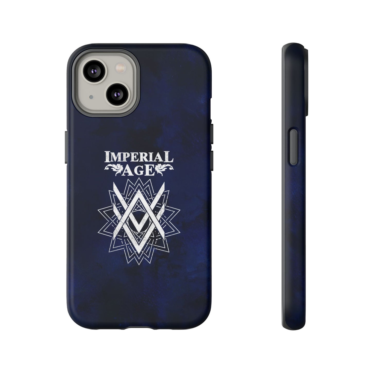 SUMMER COLLECTION - Tough iPhone Case Navy (White Print)