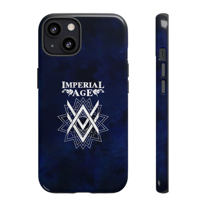 SUMMER COLLECTION - Tough iPhone Case Navy (White Print)