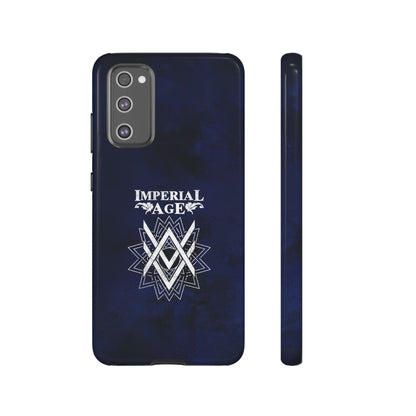 SUMMER COLLECTION - Tough Samsung Galaxy Case Navy (White Print)