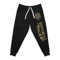 SUMMER COLLECTION - Sweat Pants Black (Gold-White Print)