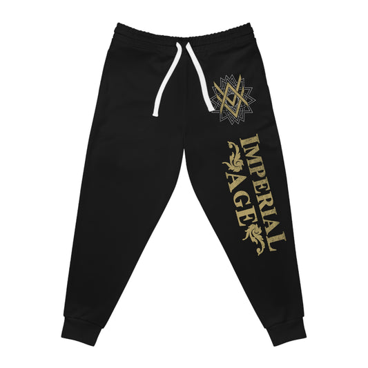 SUMMER COLLECTION - Sweat Pants Black (Gold-White Print)