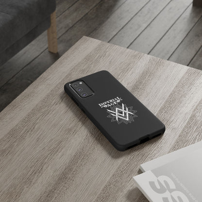 SUMMER COLLECTION - Tough Samsung Galaxy Case Black (White Print)