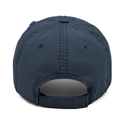 SUMMER COLLECTION - Distressed Cap (Gold Embroidery)