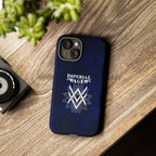 SUMMER COLLECTION - Tough iPhone Case Navy (White Print)