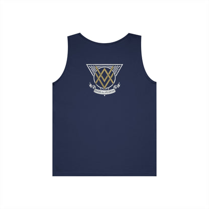 SUMMER COLLECTION - Tank Top (Gold-White/Black Print)