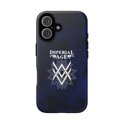 SUMMER COLLECTION - Tough iPhone Case Navy (White Print)
