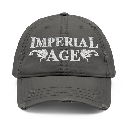 SUMMER COLLECTION - Distressed Cap (White Embroidery)