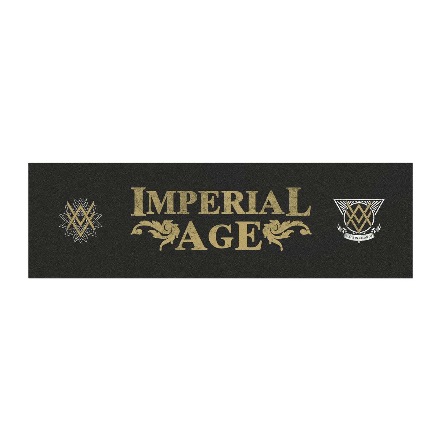 SUMMER COLLECTION - Car Magnets Black (Gold-White Print)