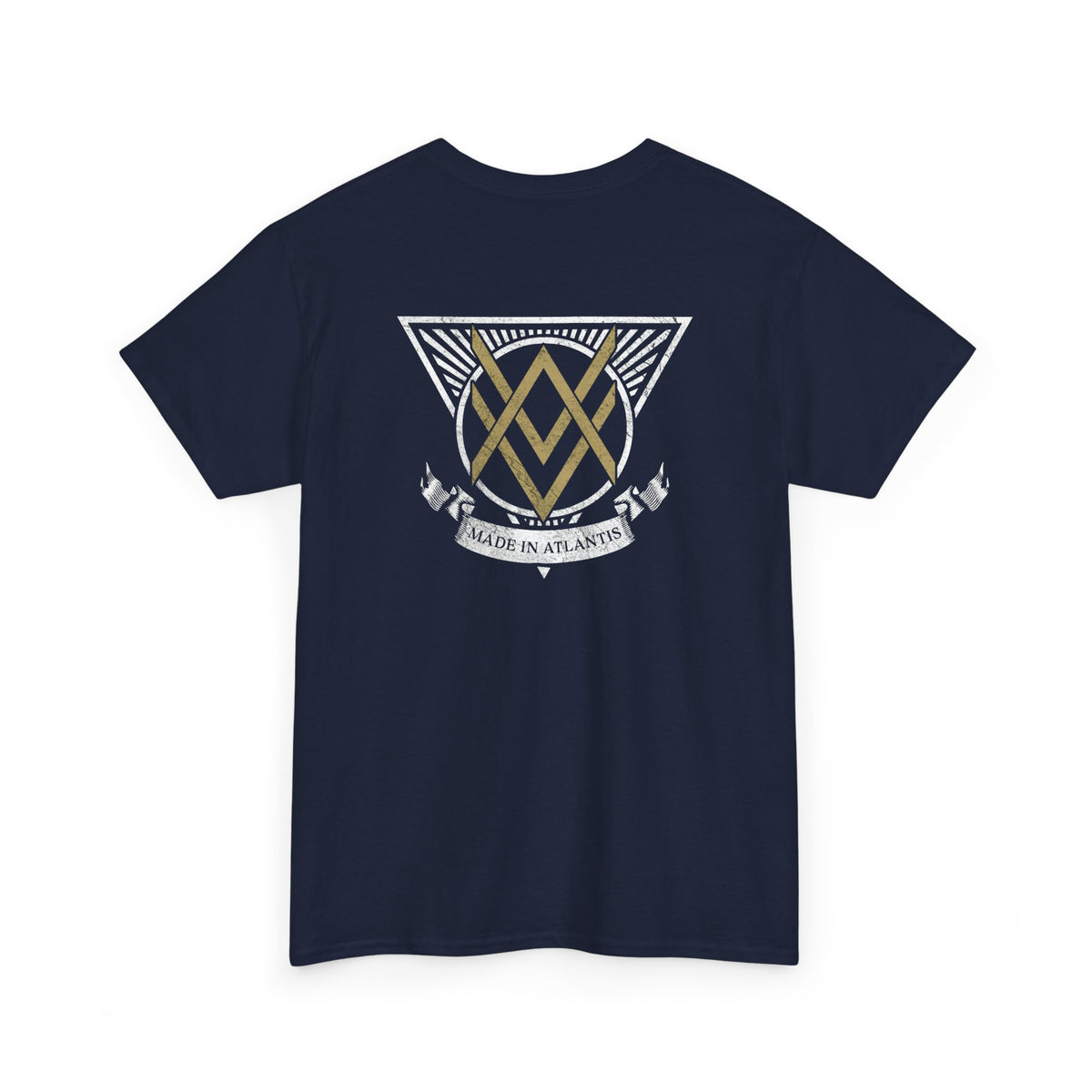 SUMMER COLLECTION - T-Shirt (Gold- White/Black Print)