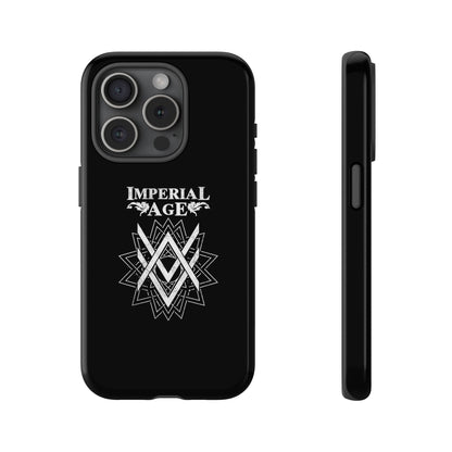 SUMMER COLLECTION - Tough iPhone Case Black (White Print)