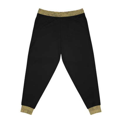 SUMMER COLLECTION - Sweat Pants Black (Gold-White Print)