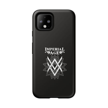 SUMMER COLLECTION - Tough Google Pixel Case Black (White Print)