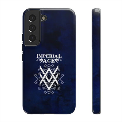 SUMMER COLLECTION - Tough Samsung Galaxy Case Navy (White Print)