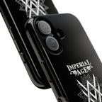 SUMMER COLLECTION - Tough iPhone Case Black (White Print)