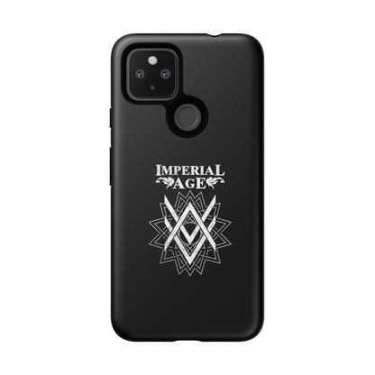 SUMMER COLLECTION - Tough Google Pixel Case Black (White Print)