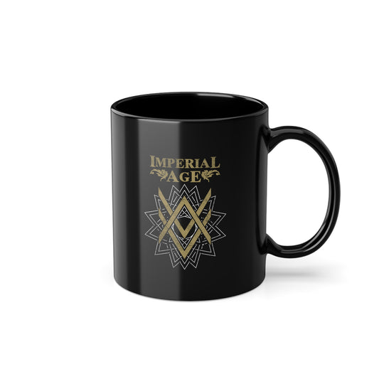 SUMEER COLLECTION - Black Mug 0.33 (Gold-White Print)