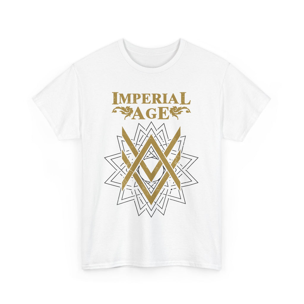 SUMMER COLLECTION - T-Shirt (Gold- White/Black Print)