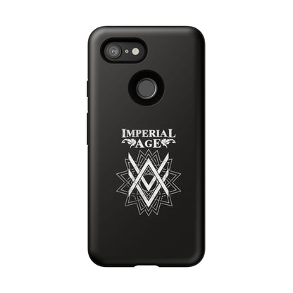SUMMER COLLECTION - Tough Google Pixel Case Black (White Print)