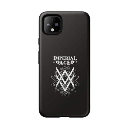 SUMMER COLLECTION - Tough Google Pixel Case Black (White Print)