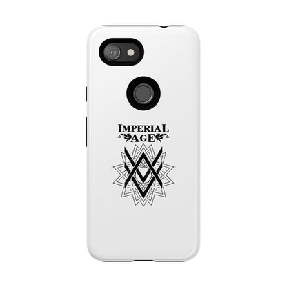SUMMER COLLECTION - Tough Google Pixel Case White (Black Print)