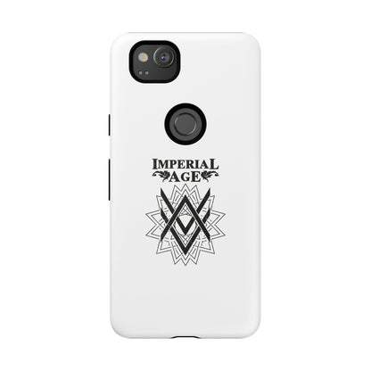 SUMMER COLLECTION - Tough Google Pixel Case White (Black Print)