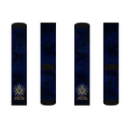 SUMMER COLLECTION - Navy Socks (Gold-White Print)