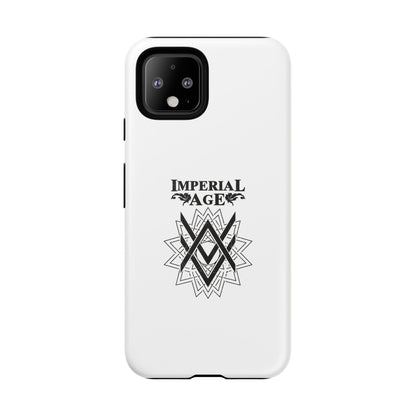 SUMMER COLLECTION - Tough Google Pixel Case White (Black Print)