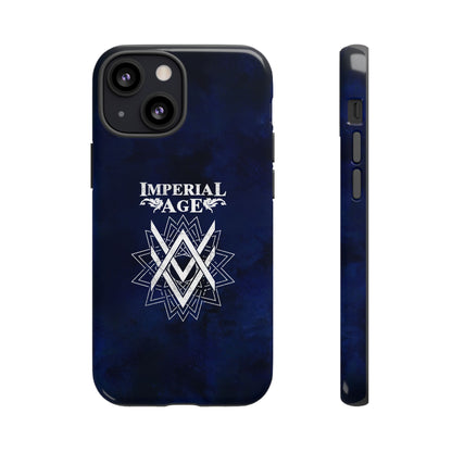 SUMMER COLLECTION - Tough iPhone Case Navy (White Print)