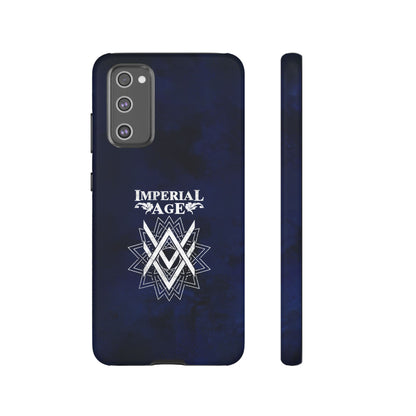 SUMMER COLLECTION - Tough Samsung Galaxy Case Navy (White Print)