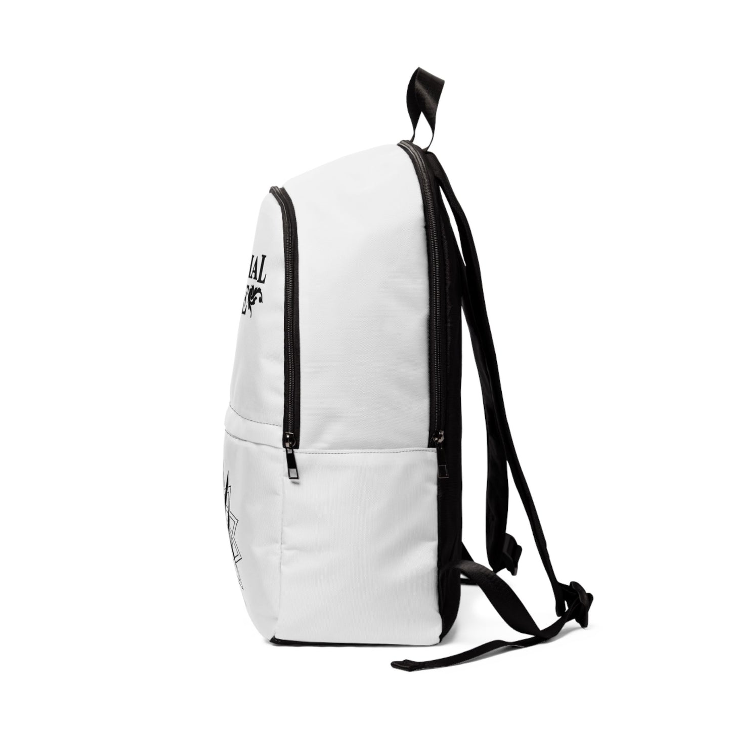 SUMMER COLLECTION - Back Pack White (Black Print)