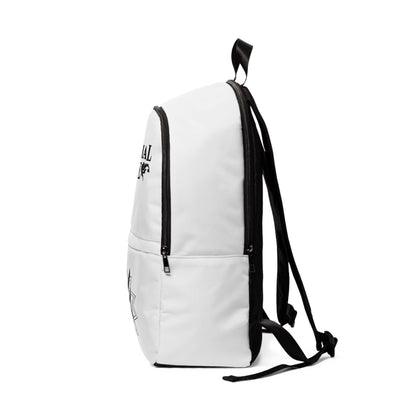 SUMMER COLLECTION - Back Pack White (Black Print)