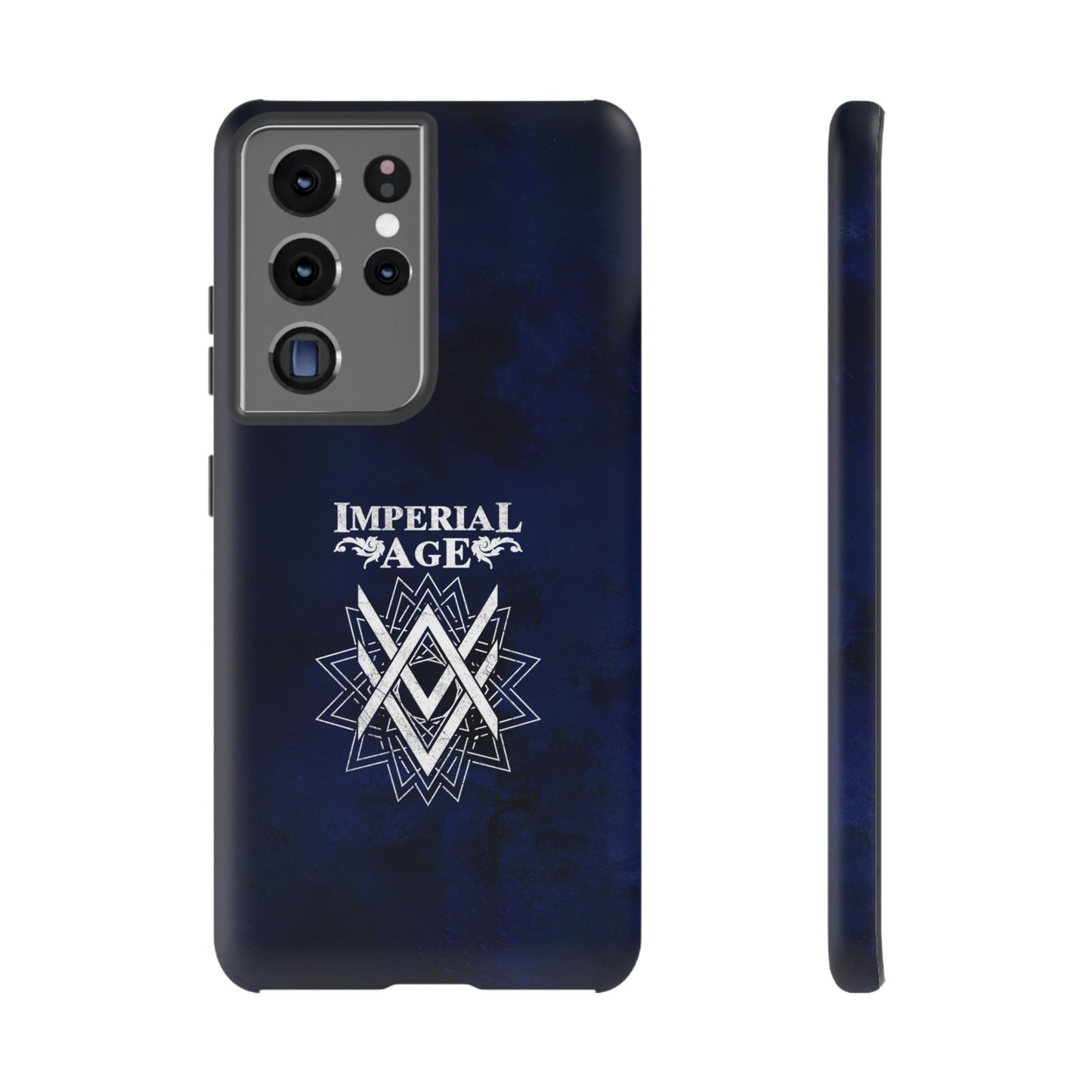 SUMMER COLLECTION - Tough Samsung Galaxy Case Navy (White Print)