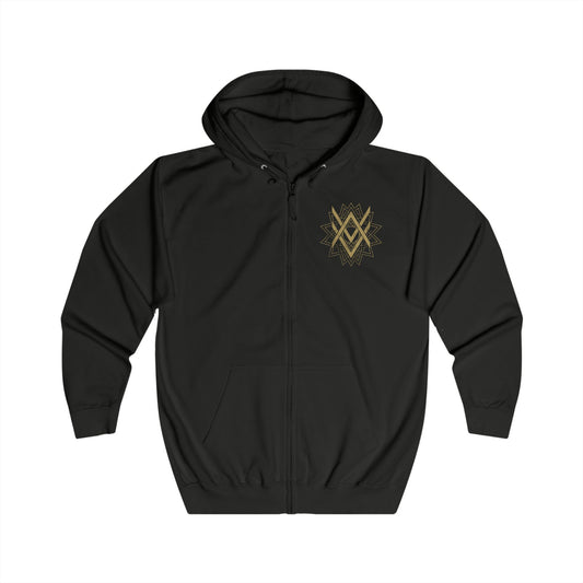 SUMMER COLLECTION - Zip Hoodie (Gold Print)