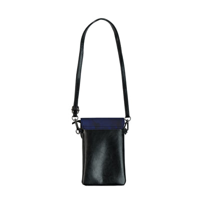 SUMMER COLLECTION - Strap Wallet Navy (Gold-White Print)