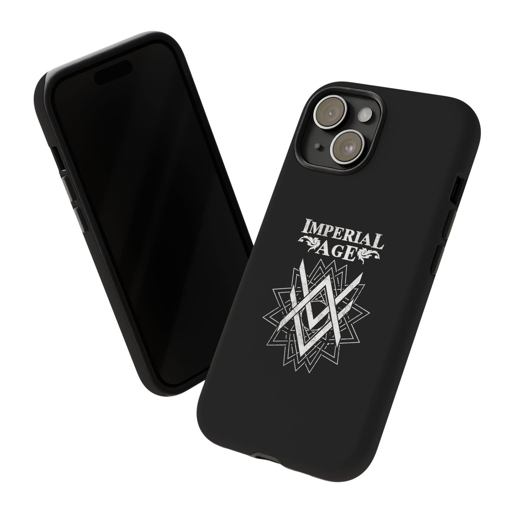 SUMMER COLLECTION - Tough iPhone Case Black (White Print)
