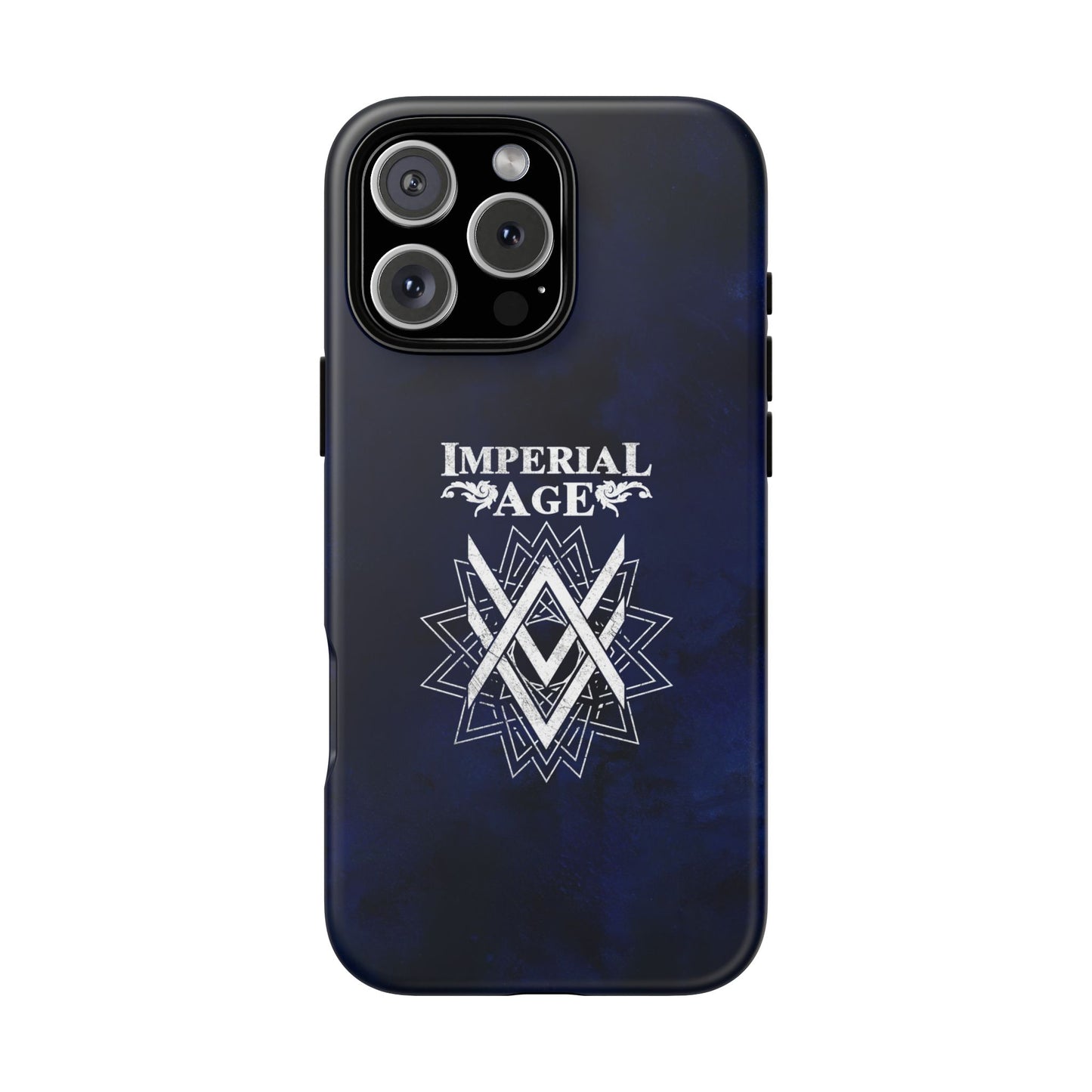 SUMMER COLLECTION - Tough iPhone Case Navy (White Print)