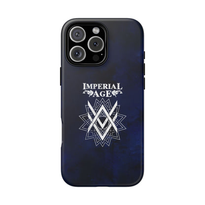 SUMMER COLLECTION - Tough iPhone Case Navy (White Print)