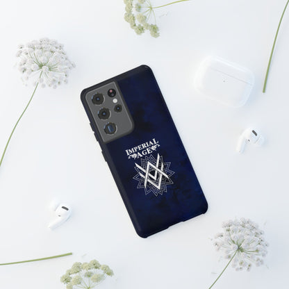 SUMMER COLLECTION - Tough Samsung Galaxy Case Navy (White Print)