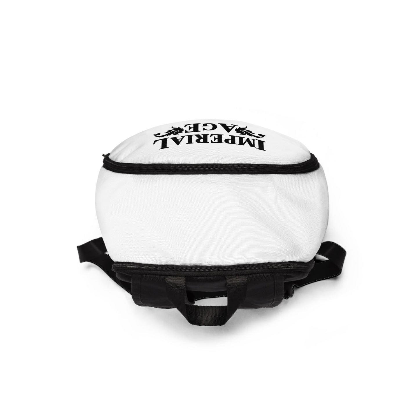 SUMMER COLLECTION - Back Pack White (Black Print)