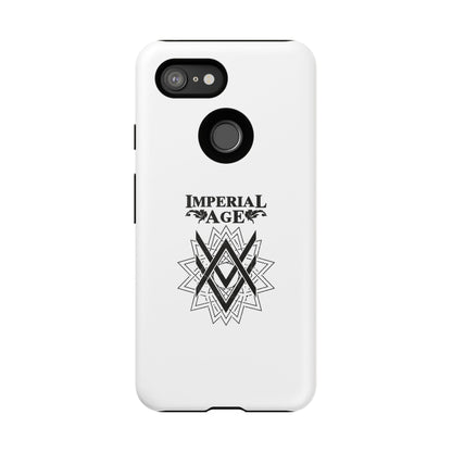 SUMMER COLLECTION - Tough Google Pixel Case White (Black Print)
