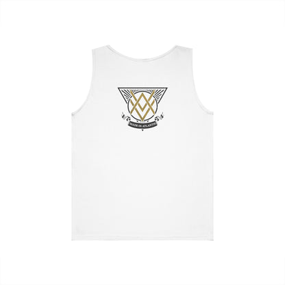 SUMMER COLLECTION - Tank Top (Gold-White/Black Print)