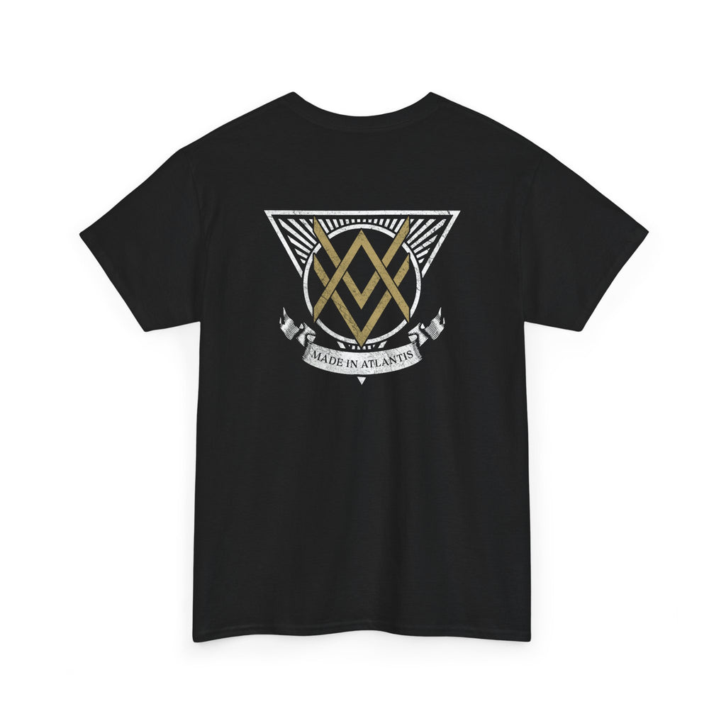 SUMMER COLLECTION - T-Shirt (Gold- White/Black Print)