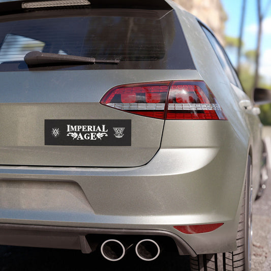 SUMMER COLLECTION - Car Magnets Black (White Print)