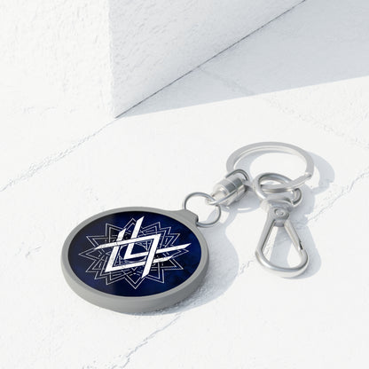 SUMMER COLLECTION - Keyring Tag Navy (White Print)